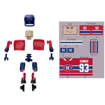 Montreal Canadiens bábu Ivan Demidov #93 NHL Construct