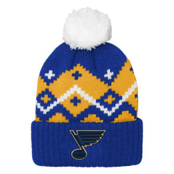 St. Louis Blues gyerek téli sapka Patchwork Cuffed Knit