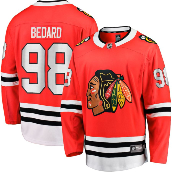 Chicago Blackhawks hoki mez Connor Bedard #98 Breakaway Home Jersey