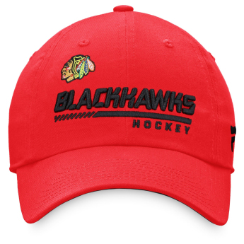 Chicago Blackhawks baseball sapka Authentic Pro Locker Room Curved Unstructured Red