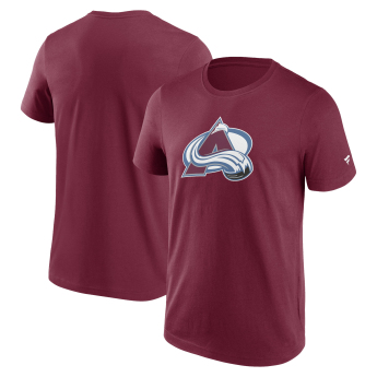 Colorado Avalanche férfi póló Primary Logo Graphic Rhododendron