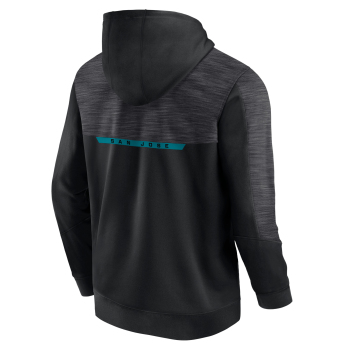 San Jose Sharks férfi kapucnis pulóver Poly Fleece POH black