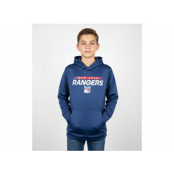 New York Rangers gyerek kapucnis pulóver Authentic Pro Hood Po Hoodie