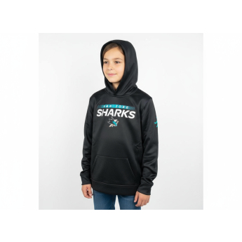 San Jose Sharks gyerek kapucnis pulóver Authentic Pro Hood Po Hoodie