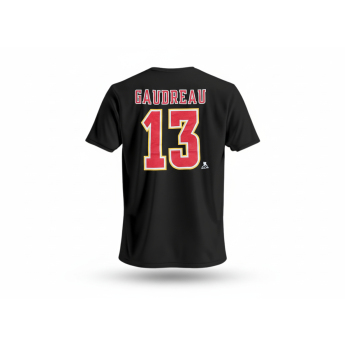 Calgary Flames férfi póló Johnny Gaudreau #13 black