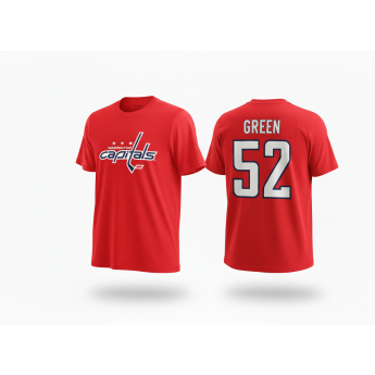 Washington Capitals férfi póló Mike Green red