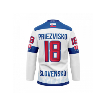 Jégkorong képviselet hoki mez Slovakia Juraj Slafkovský #20 CCM Hockey fan white