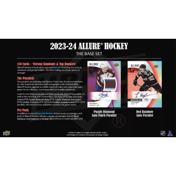 NHL dobozok NHL hokikártyák 2023-24 Upper Deck Allure Hobby Box