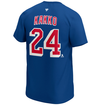 New York Rangers férfi póló Authentic Stack Name & Number