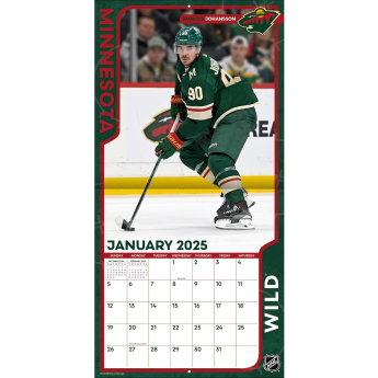 Minnesota Wild naptár 2025 Wall Calendar