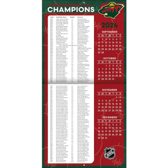 Minnesota Wild naptár 2025 Wall Calendar