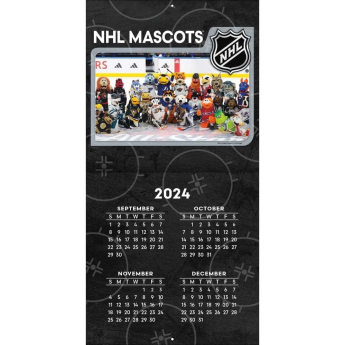 NHL termékek naptár Mascots 2025 Wall Calendar