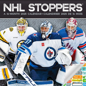 NHL termékek naptár Stoppers 2025 Wall Calendar