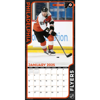 Philadelphia Flyers naptár 2025 Wall Calendar