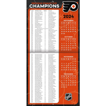 Philadelphia Flyers naptár 2025 Wall Calendar