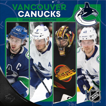 Vancouver Canucks naptár 2025 Wall Calendar