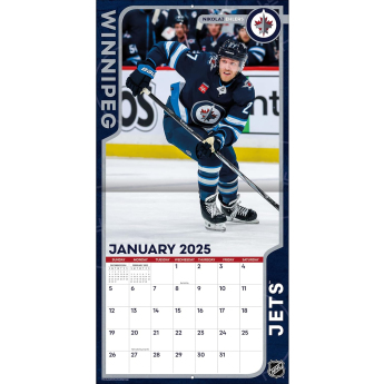 Winnipeg Jets naptár 2025 Wall Calendar