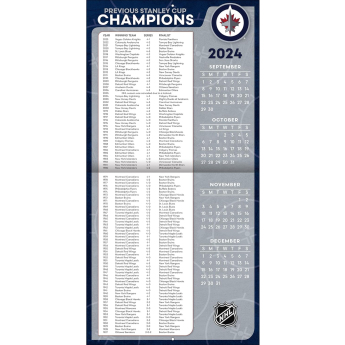 Winnipeg Jets naptár 2025 Wall Calendar