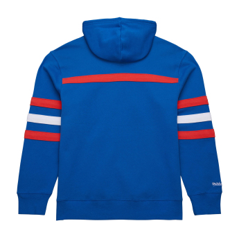New York Rangers férfi kapucnis pulóver Head Coach Hoodie Current Logo blue