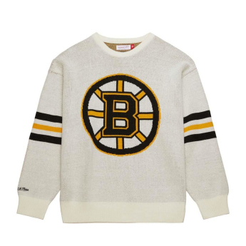 Boston Bruins férfi pulóver Retro Helmet Sweater Current Logo
