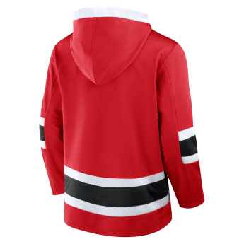 Chicago Blackhawks férfi kapucnis pulóver Mens Laced Hockey
