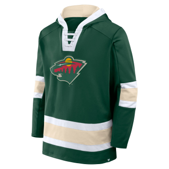 Minnesota Wild férfi kapucnis pulóver Mens Laced Hockey