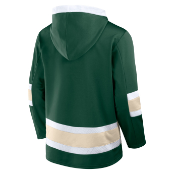 Minnesota Wild férfi kapucnis pulóver Mens Laced Hockey