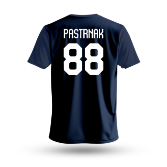 Jégkorong képviselet gyerek póló Czech Republic David Pastrňák #88 National Emblem 2025 navy