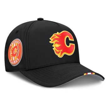 Calgary Flames baseball sapka 2025 Draft Authentic Pro Structured Adjustable
