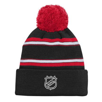Carolina Hurricanes gyerek téli sapka Jacquard Cuffed Knit With Pom