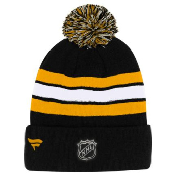 Boston Bruins gyerek téli sapka Cuffed Beanie With Pom