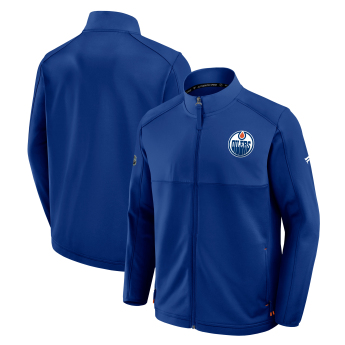 Edmonton Oilers férfi kabát Authentic Pro Rink Poly Fleece FZ
