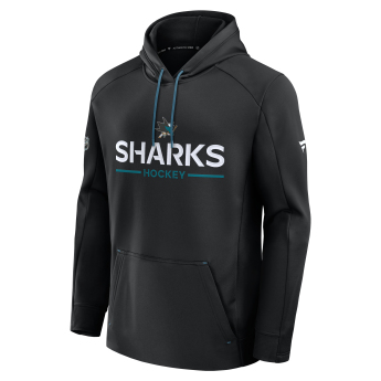 San Jose Sharks férfi kapucnis pulóver Authentic Pro Rink Poly Fleece POH