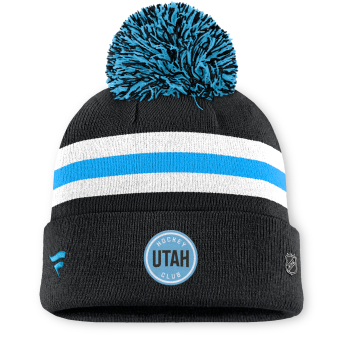 Utah Hockey Club női téli sapka Authentic Pro W/Cap Cuffed Pom Beanie