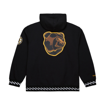 Boston Bruins férfi kapucnis pulóver Playmaker Fleece Hoodie Vintage Logo