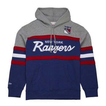 New York Rangers férfi kapucnis pulóver Head Coach Hoodie Current Logo