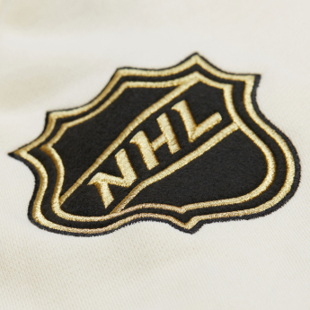 Anaheim Ducks férfi kapucnis pulóver Courtside Fleece Button Front Current Logo