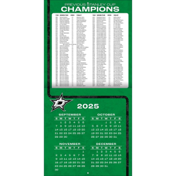 Dallas Stars naptár 2026 Wall