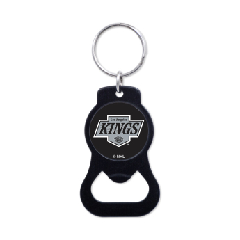 Los Angeles Kings kulcstartó üveg nyitóval Black Ring