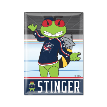 Columbus Blue Jackets mágnes Metal Mascot