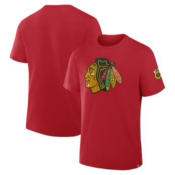 Chicago Blackhawks férfi póló Hat Trick red