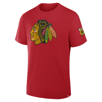 Chicago Blackhawks férfi póló Hat Trick red