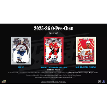 NHL dobozok NHL hokikártyák 025-26 Upper Deck O-Pee-Chee Blaster Box