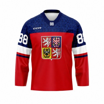 Jégkorong képviselet hoki mez Czech republic Olymp 2026 David Pastrňák red