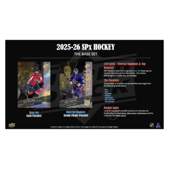 NHL dobozok NHL hokikártyák 2025-26 Upper Deck SPx Hockey Hobby Box