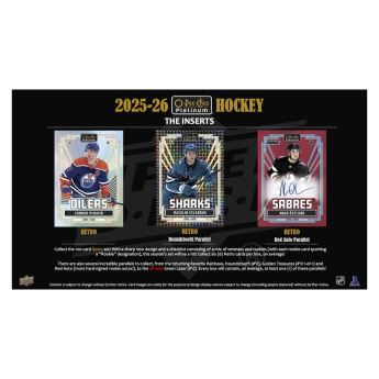 NHL dobozok NHL hokikártyák 2025-26 Upper Deck O-Pee-Chee Platinum Hobby Box