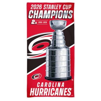 Carolina Hurricanes fürdőlepedő NHL 2026 Stanley Cup Champions Spectra