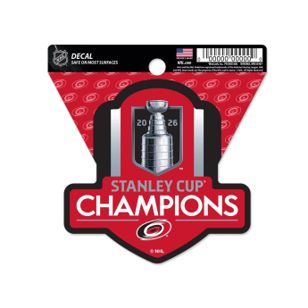 Carolina Hurricanes matrica NHL 2026 Stanley Cup Champions Multi Decal