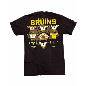 Boston Bruins férfi póló NHL Majestic Established 1924