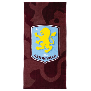 Aston Villa törülköző Shadow Crest Towel